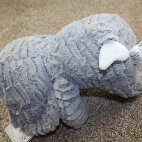 Little Me Elephant Plush Baby Infant Soft Stuffed Toy Gray White 14" NWT - Picture 5 of 7